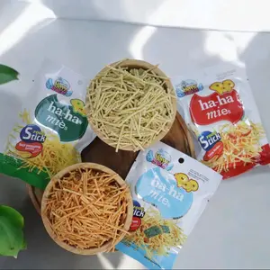 Paket Mix Haha Mie dengan 3 varian rasa isi 30pcs Cemilan Halal, Rasa Nikmat Makanan