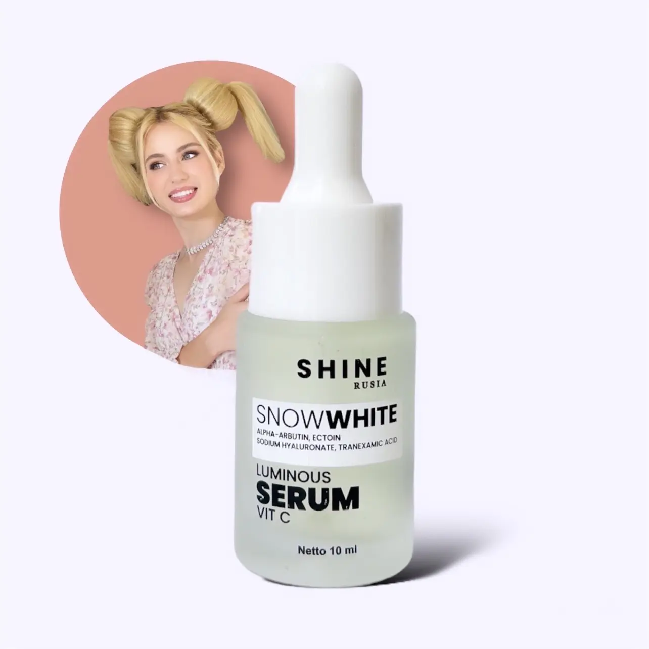 Snow White SERUM VIT C Luminous By Shine Rusia Skincare Acid Mencerahkan