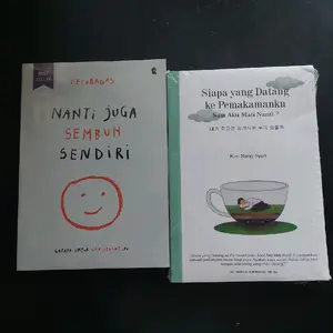 Paket 2 Buku / Nanti juga sembuh sendiri + Siapa yg datang ke pemakamanku saat aku mati nanti ?? / Self improvement
