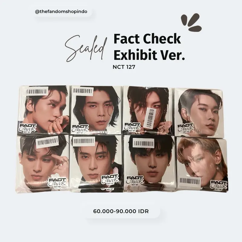 ￼[READY STOCK] SEALED UNDEPRICED NCT 127 Fact Check Exhibit Version Haechan/Mark/Jungwoo/Jaehyun/Doyoung/Yuta/Johnny/Taeyong 0