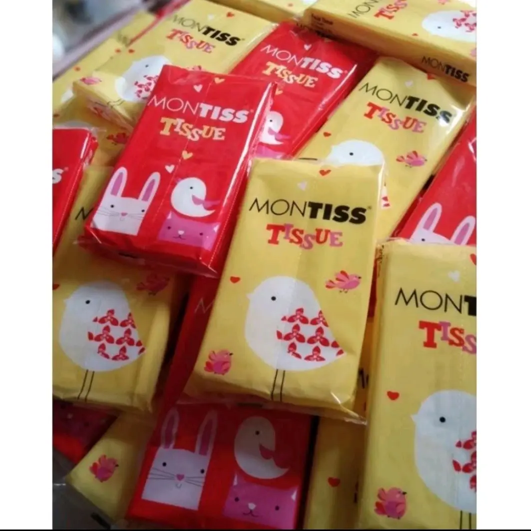 tissue montiss isi 50 lembar warna random