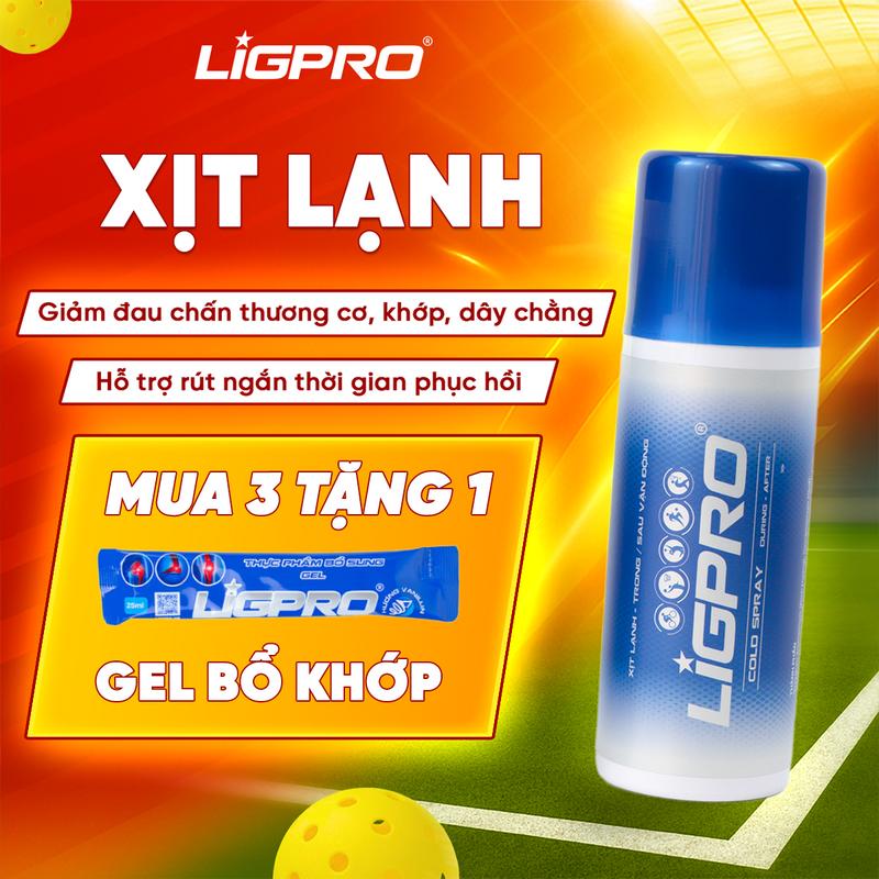  Bình Xịt Lạnh Giảm Đau Thảo Dược LIGPRO Nhỏ Gọn Giảm Đau Chấn Thương Thể Thao Giảm Căng Cơ 160ml bang  goi 