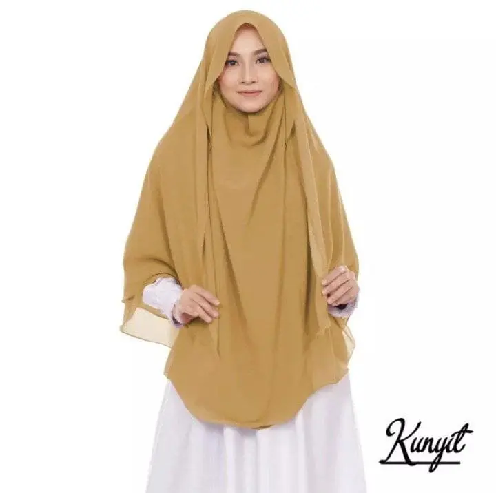 Kerudung Hijab Instant Khimar French Yaman Cadar (B.1)