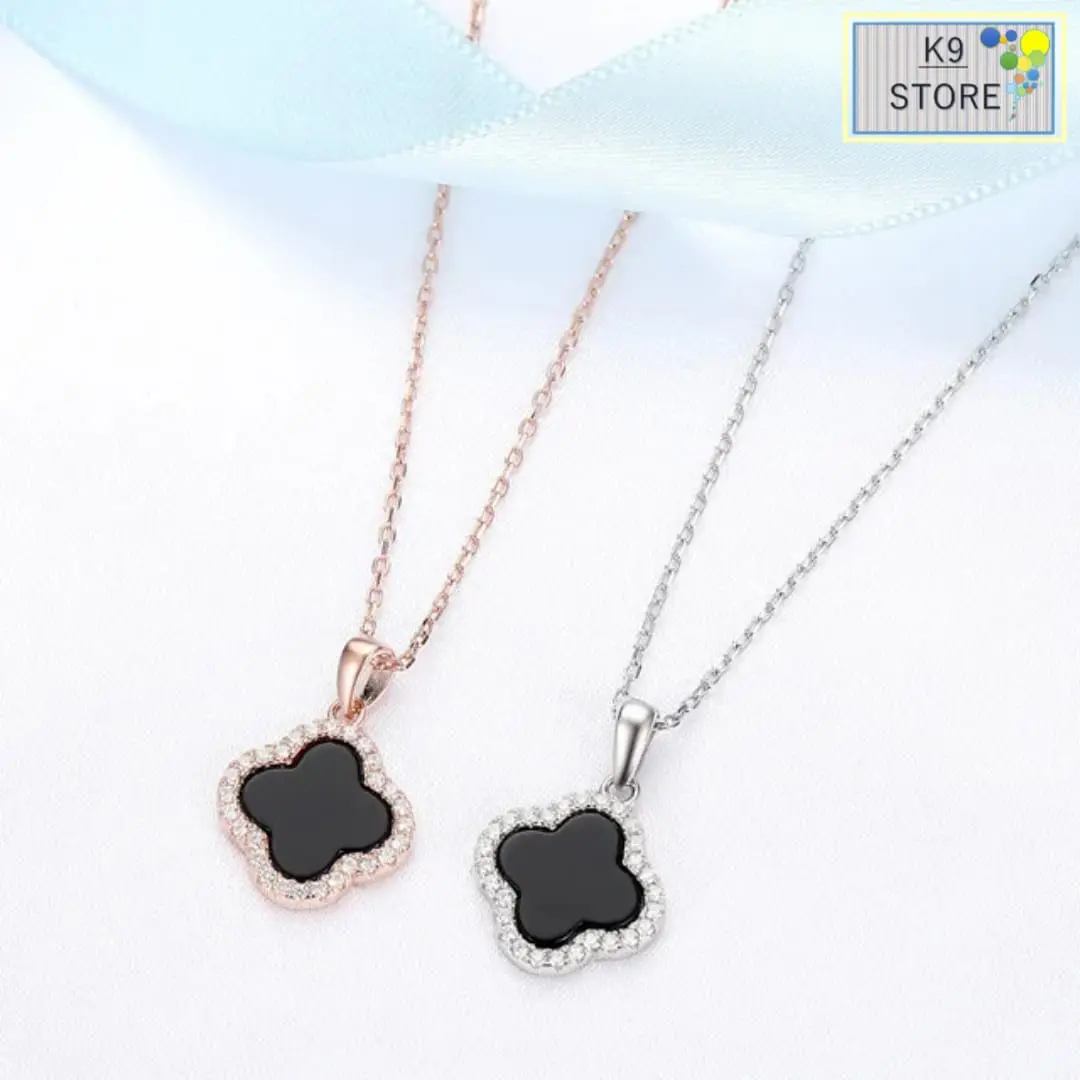 Kalung Wanita Empat Daun Semanggi Cantik Kalung Fashion Wanita