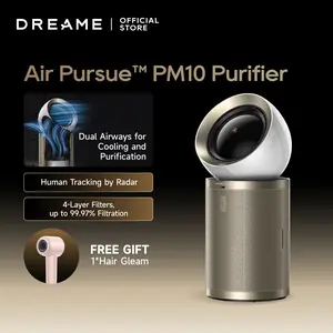 【FREE HAIR GLEAM】Dreame PM10 Air Purifier Fan｜DualAirflow Modulation & Environment DetectTechnology | Fully Sealed HEPA H13