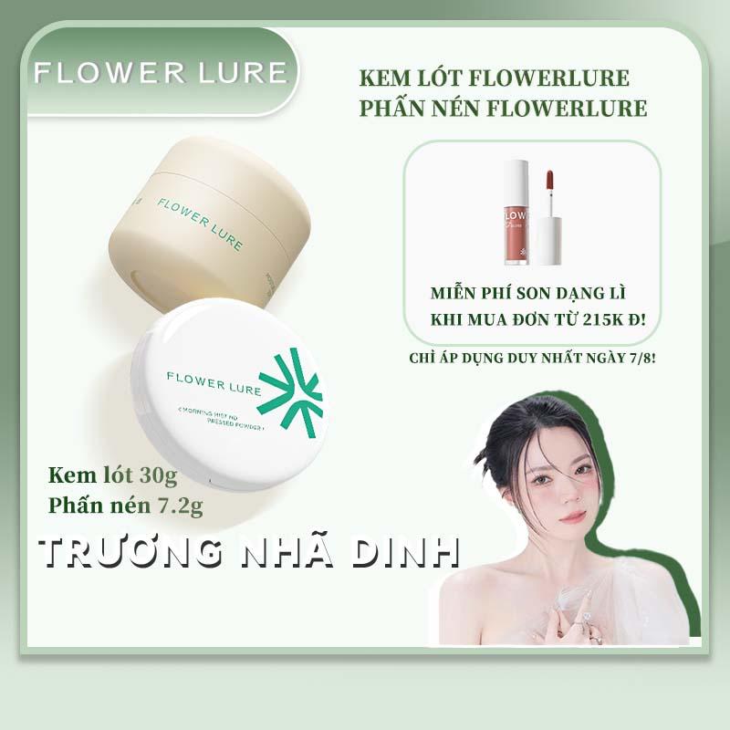 【 FLOWER LURE Kem lót30g, phấn phủ nén  7.2g,Chính hãng, Bền, Lỗ Chân Lông vô hình Cửa Hàng Hàng Đầu,Kem dưỡng da mặt, Kem dưỡng ẩm và nuôi dưỡng da, Sản phẩm chính hãng
