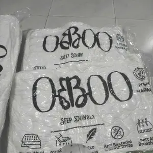 MEMORY FOAM Obboo Sleep Soundly Bantal & Guling Hotel Premium Memory Foam 40cm x 60cm & 18cm x 79cm Cover Wool Knitting Premium Super Lembut Tahan Lama