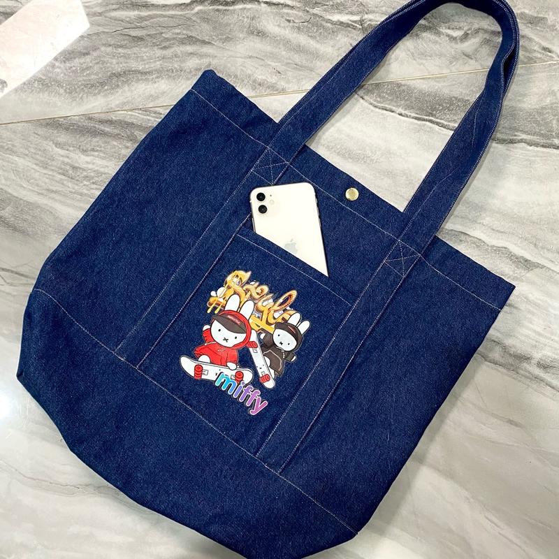 Totebag Jeans Karakter Miffy 1