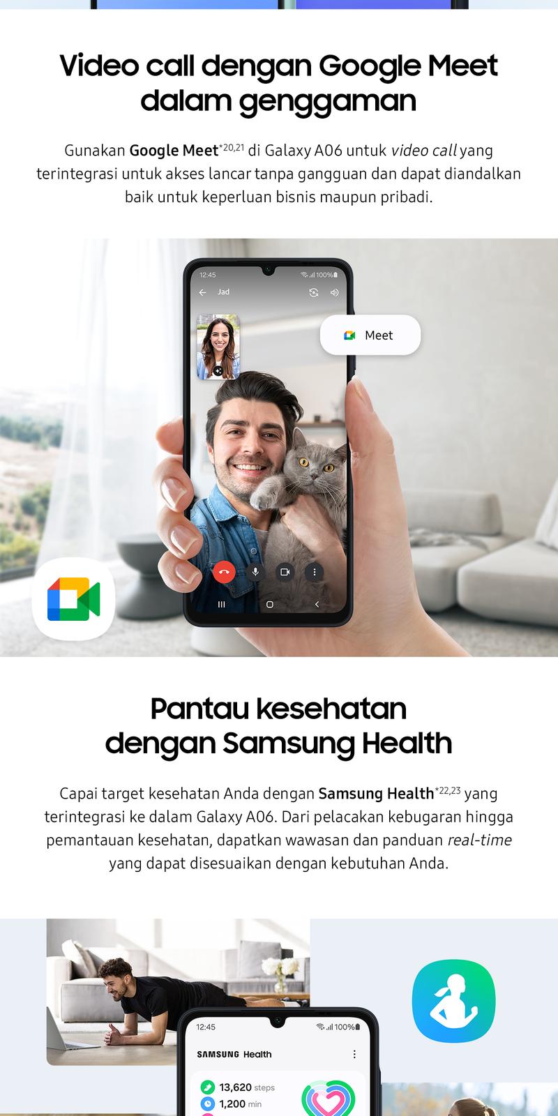 Product Introduction of Samsung Galaxy A06 6/128GB - | Baterai 6.000 mAh | 25W Fast Charging 7