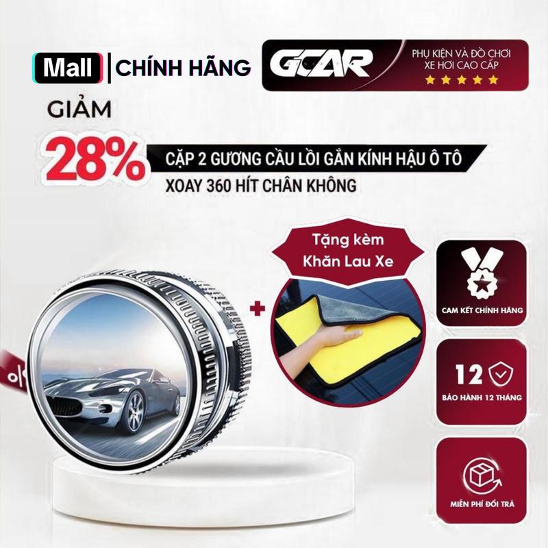 Gương Cầu Lồi Ô Tô Xoay 360 Hít Chân Kính Ô Tô GCAR đảm bảo an toàn khi di chuyển guong  cauloi chieuhau cau loi oto