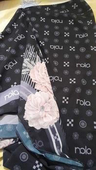 Product Review of NOLA- Khimar printing vol 33 hijab ceruty instant 2 layer Santai Ceruti Layer Panjang Soft Syari Muslim Kerudung Hitam from h**i 1