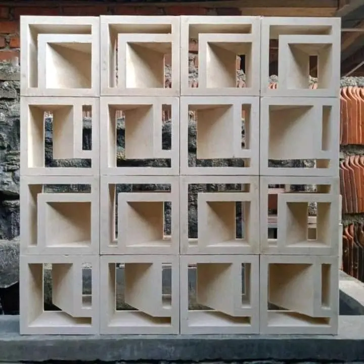 Roster beton motif L doble 2 sisi 0