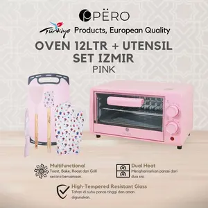 [EXC BEST DEAL PO 30 HARI] Pero Multifunction Oven 12LTR / Oven Listrik Watt Rendah 800 watt
