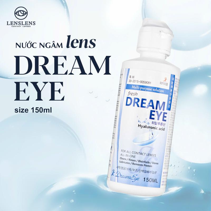 Combo Nước Ngâm Lens + Nhỏ Mắt Hàn Quốc Dịu Nhẹ Sạch Sâu