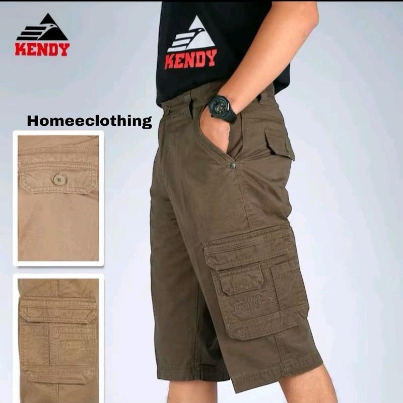 CELANA KENDY KATUN CARGO 7/8 premium original Pria Dewasa  Pendek Santai 0