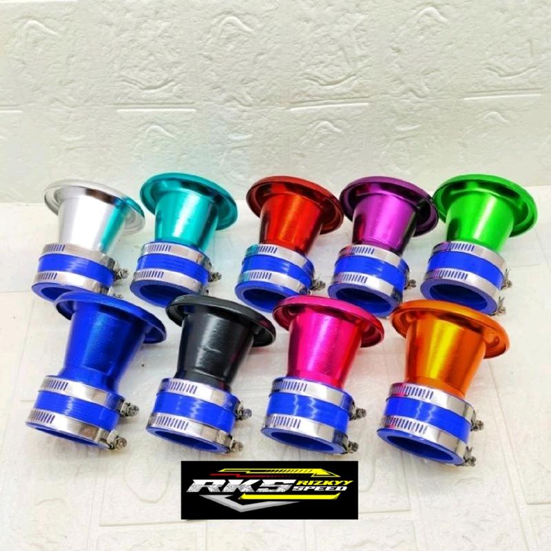 Velocity Throttle Body Downdraft Super Flow TB 22 24 26 28 30 32 34 36 Universal Nmax Aerox PCX Vario Beat Motorcycle 4
