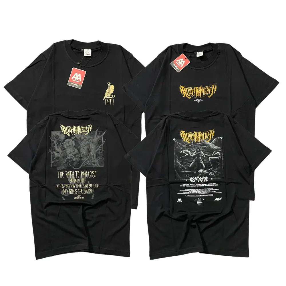 PROMO (beli 1 dapat 2)kaos motif metal premium dan terlaris bahan cotton 30s sblon platisol  lengan pendek / t-shirt unisex original / cowok & cewek full tag & label kaos  30s  cotton  combed Distro Pria Kain Katun Sablon Art Logo Printing Belah Samping N