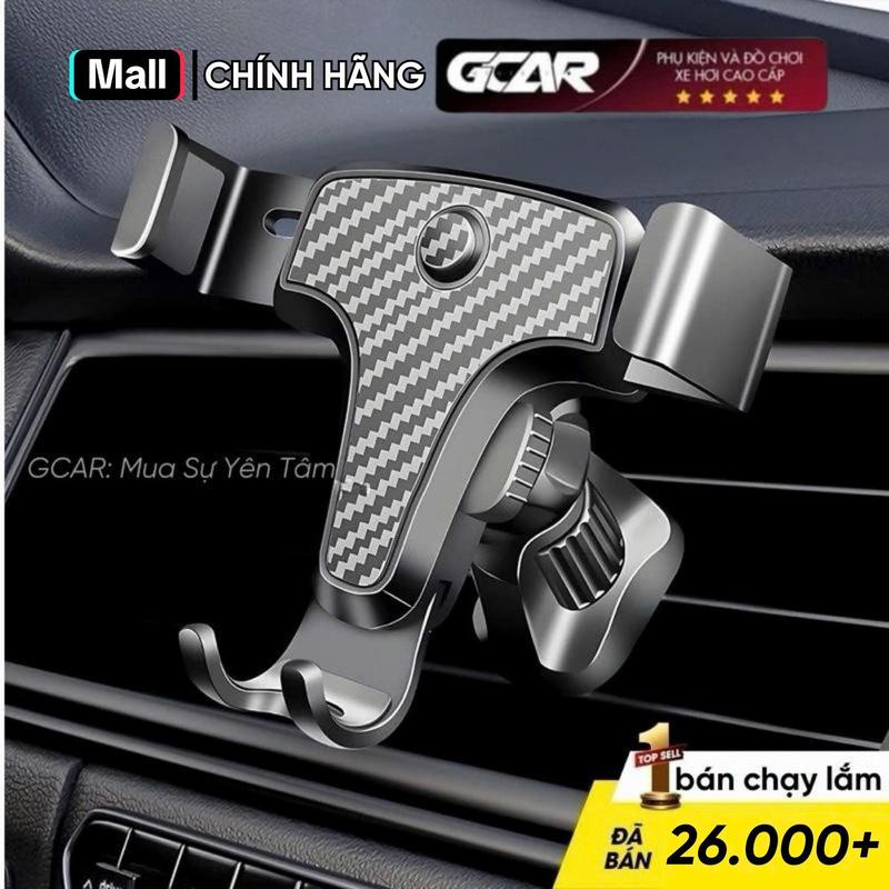  Giá Đỡ Điện Thoại Trên Ô Tô GCAR - V8 Kẹp Gắn Cửa Khe Gió Điều Hoà Xoay 360 Độ Vân Cacbon Phụ Tùng ABS Bảo hành của nhà cung cấp kepdienthoai xehoi giadodienthoai oto360 