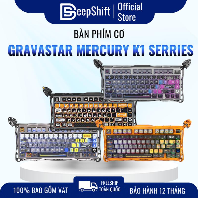 Bộ Sưu Tập Bàn Phím Gaming GravaStar Mercury K1 Series Wireless 75%