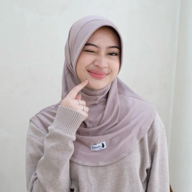Dhinda Hijab - Oveline instan Hijab sportiva series