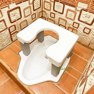 Kursi Toilet Duduk Portable,Kursi Kloset Jongkok - Toilet Seat for Squat WC (Bisa untuk Kamar Mandi)