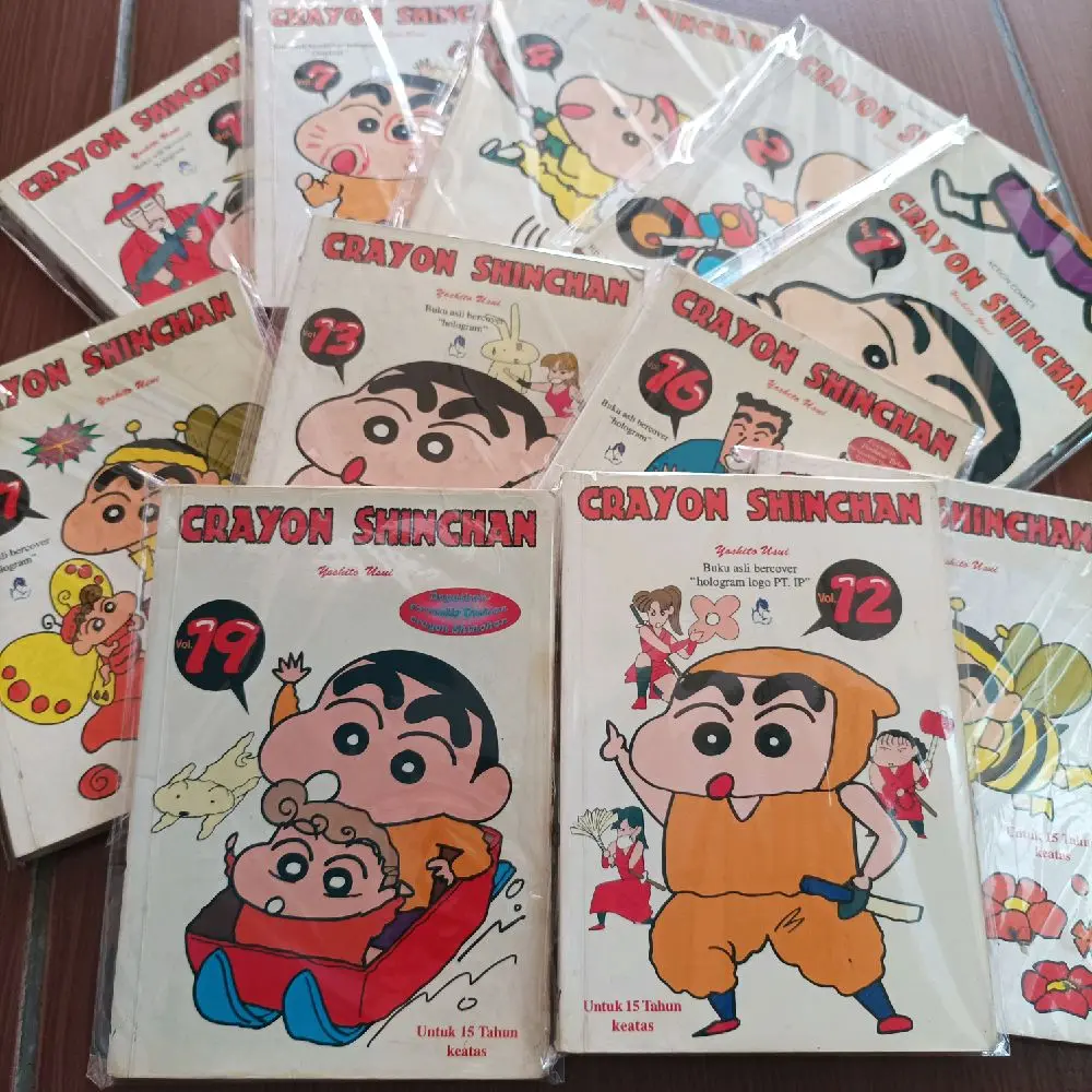 Komik Shinchan Koleksi Manga Anime Banyak Seri Nomor Volume