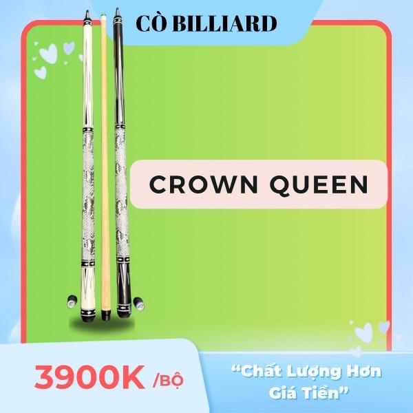 Cơ bida lỗ Crown Queen ( ngọn mộc công nghệ ) ( độc quyền tại CÒ BILLIARD )
