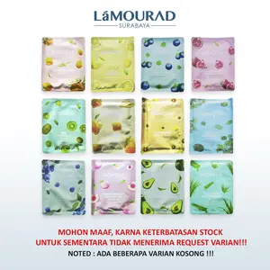 [PAKET 12 PCS] BIOAQUA Sheet Mask 25gr - 12 varian Acid Arbutin Extract Hyaluronic Vitamin