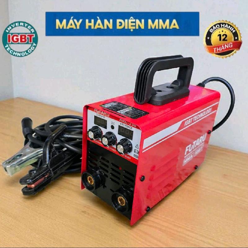  Máy hàn điện tử FUTARU ARC-250  chuyên que 1.6-2.5mm  hàn chấm bon liên tục 5-10 que 3.2mm đổ lại  bảo hành 12 tháng 