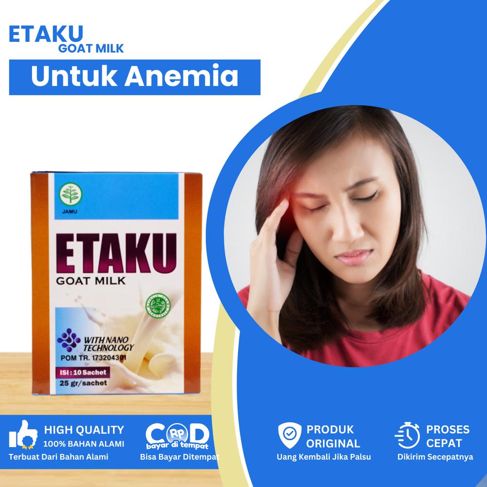 Walatra Etaku Goat Milk Mengatasi Anemia, Tekanan Darah Rendah, Badan Lesu, Kepala Pusing, HB Rendah, Kurang Darah Anemia, Mudah Letih Dan Pusing