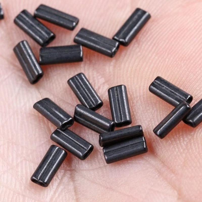 Wulan Sport 100 chiếc Chuyên nghiệp 100 chiếc Ống nối kép Vật liệu đồng Đen…