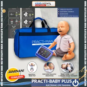 PRACTI-BABY PLUS CPR NOT Prestan Manikin / Manekin Bayi / Manikin Baby /  Alat Peraga CPR / Manikin CPR Bayi / CPR Bayi