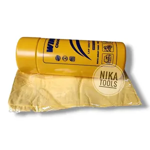 Kaneb0 Plas Chamois Kain Lap Serat Sintetis Polos Cleaning