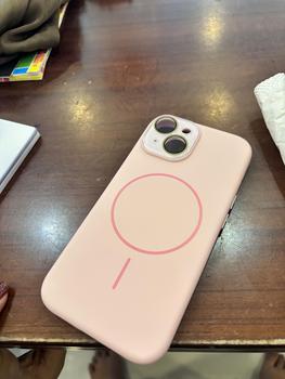 Product Review of Premium Soft Casing with Magsafe Magnetic Matte Pink Silicone Case For iPhone 13 11 12 14 16 15 PRO MAX 15PLUS Black Titanium Color Cover from R**A T**S E** G**A S** B**E 0