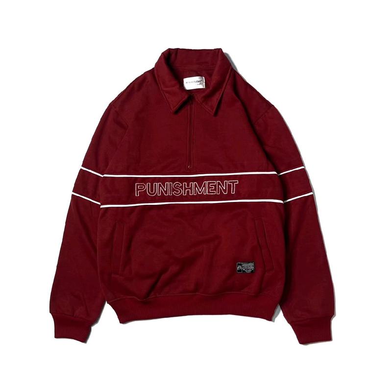 Rugby Punisment -Sweatshirt Kerah Original Oufit Pria Wanita Terbaru-Jaket Rugbyb Bordir 5