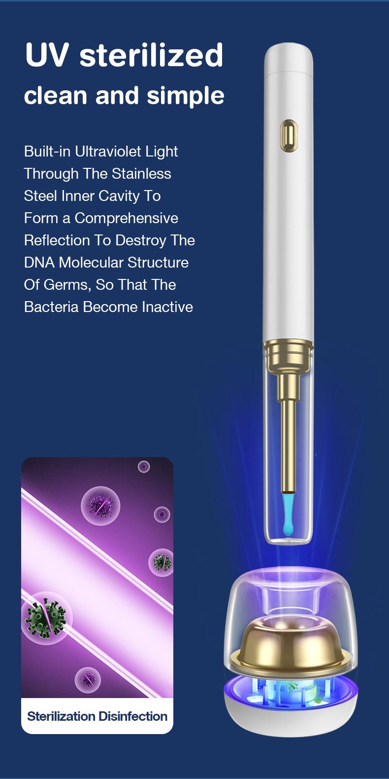 Dr.isla Pembersih Telinga Korek Kuping Kamera 1300W Piksel Dilengkapi dengan fungsi desinfeksi UV Basis pengisian daya smart Visual Ear Stick LED HD EndoscopeWIFI waterproof earpick bayi Endoscope P9 Removal Cleaning
