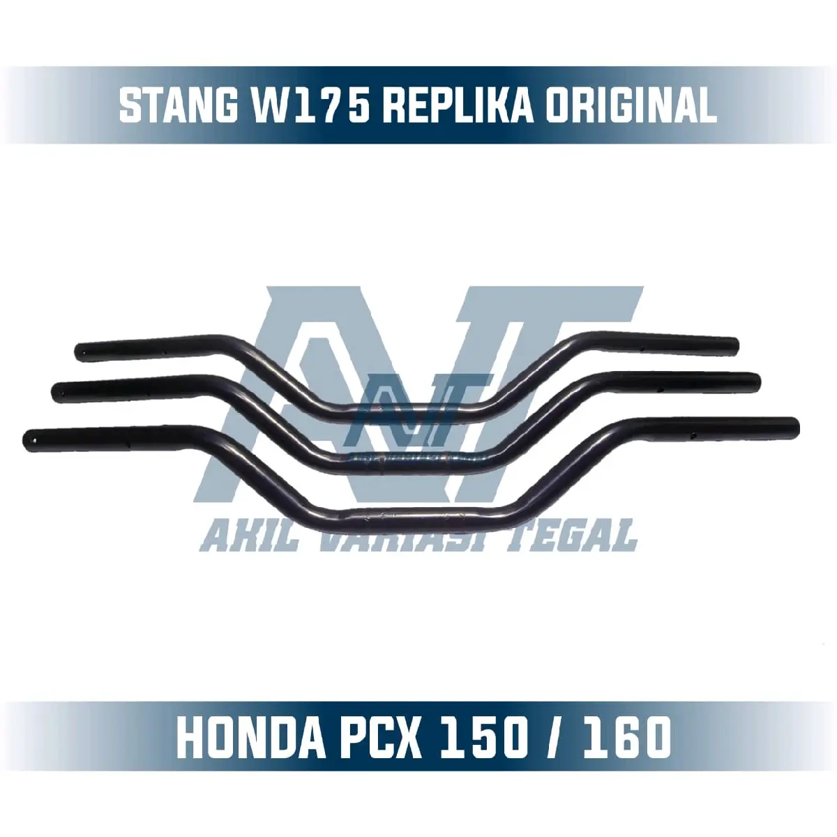 Stang W175 Replika Original PNP Honda PCX 150 & 160 Varian Hitam Motorcycle Sporty sprinter