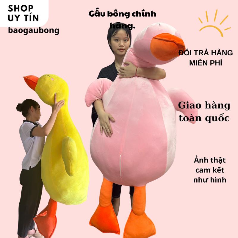 Gấu Bông vịt trầm cảm  1m2 1m6 1m4 vịt vàng vịt hồng gấu bông búp bê siêu to khổng lồ Thú Bông Thú Nhồi Bông Thú Bông Thú Nhồi Bông