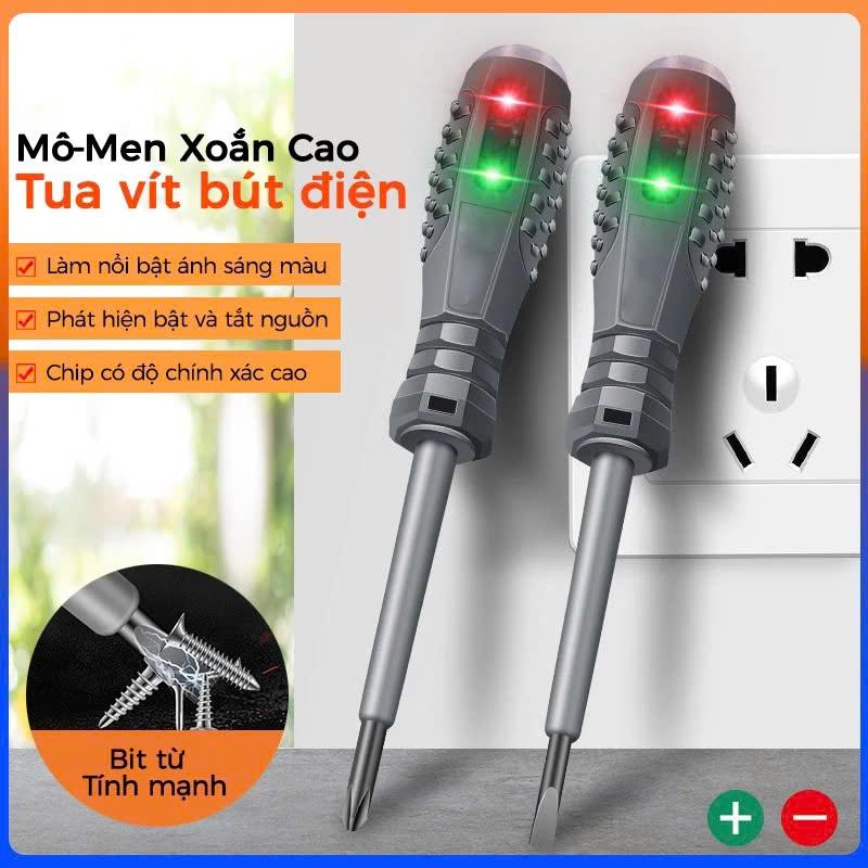    FREE SHIP   COMBO 2 TUA VÍT THỬ ĐIỆN BÚT THỬ ĐIỆN THÔNG MINH THIẾT KẾ CHẮC CHẮN BỀN BỈ 