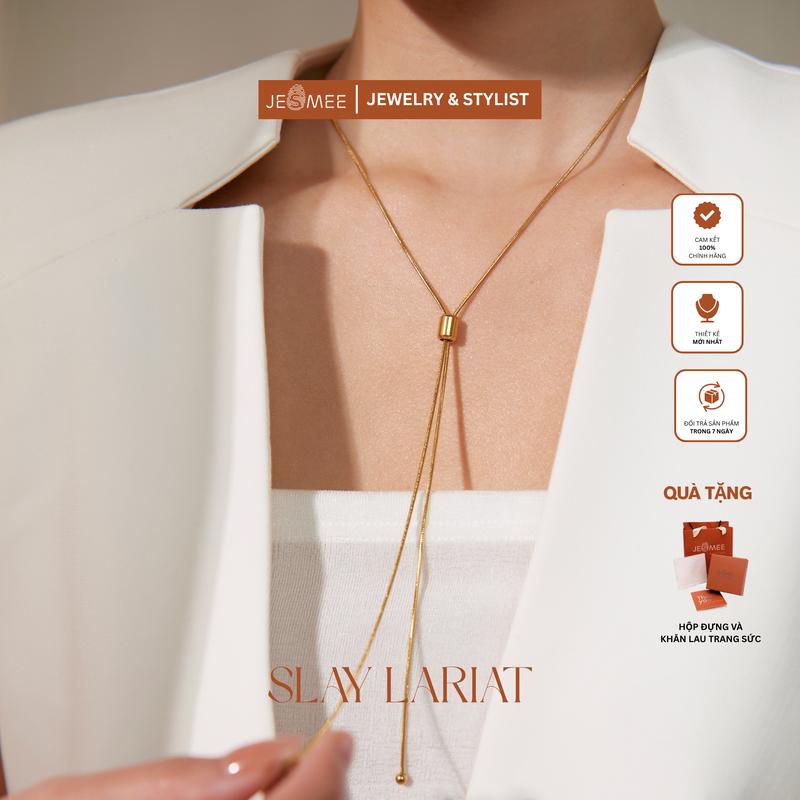Vòng cổ nữ dáng dài đa dạng thiết kế độc đáo Slay Lariat Jesmee - N2594