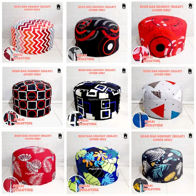 MYESHA HOME - Cover Sofa Bean Bag Squishy / Sarung Sofa Bean Bag Bulat (TANPA ISI) 2