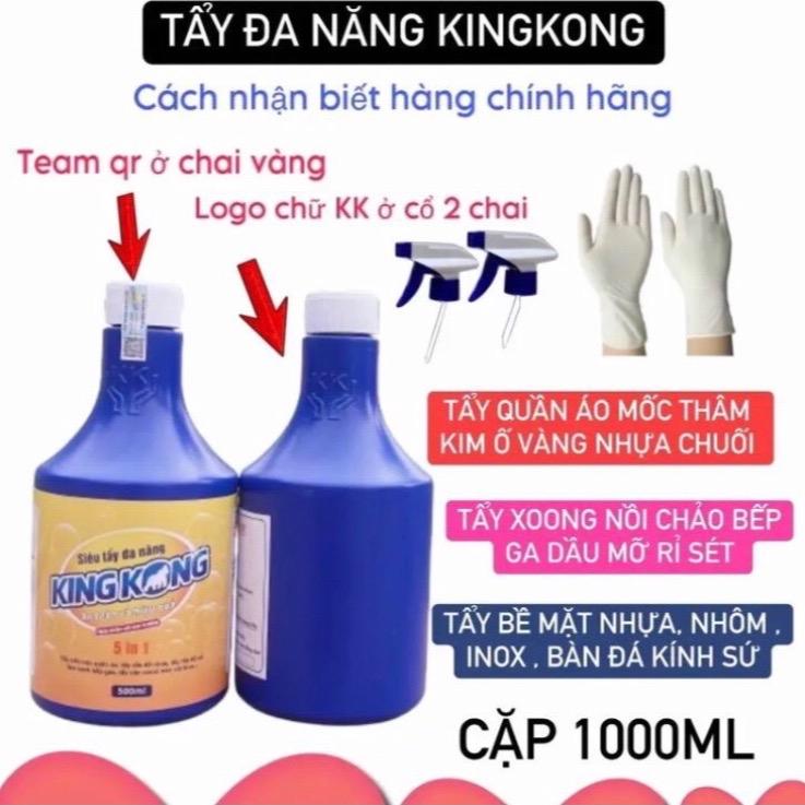 [ GIÁ SỈ ] Cặp siêu tẩy đa năng Kingk0ng tẩy sạch vết mốc , thâm kim , ố vàng trên đồ vải , nhựa, nhôm , inox