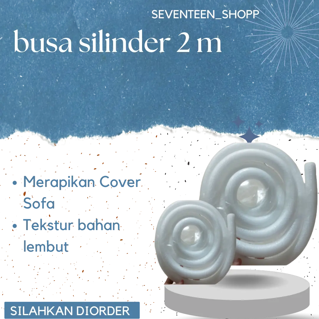 Stick foam - busa Silinder cover lekukan sofa 2 meter