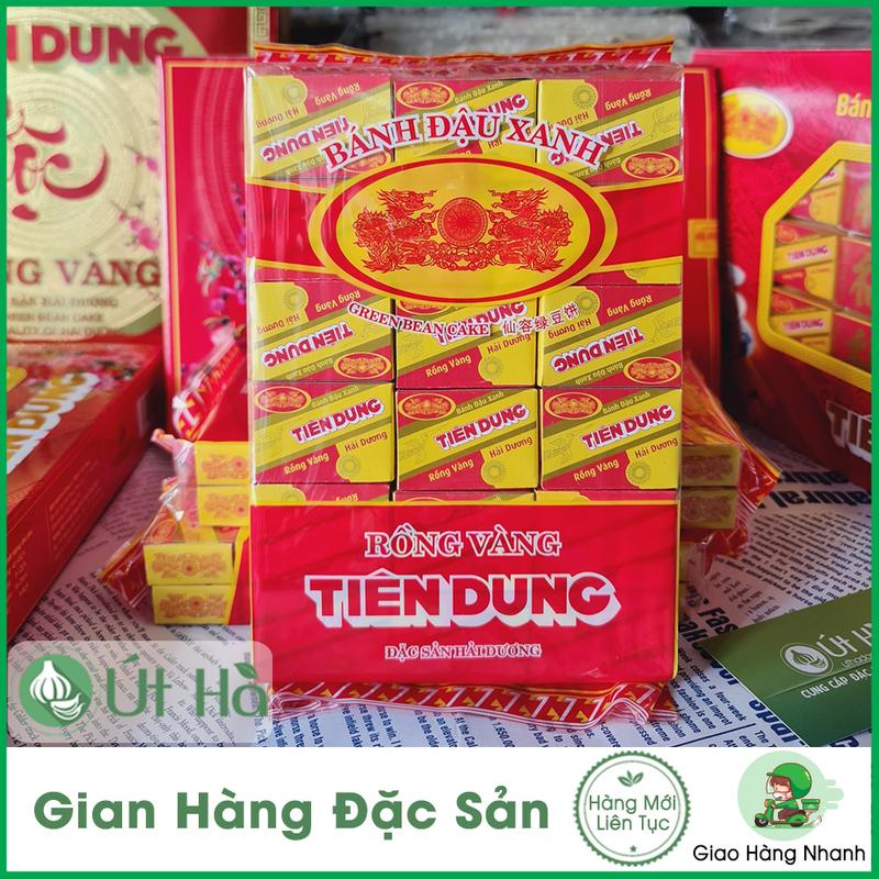  Bánh Đậu Xanh Rồng Vàng Hải Dương Tiên Dung Bịch 430gr Giữ Nguyên Hương Vị Cổ Truyền 