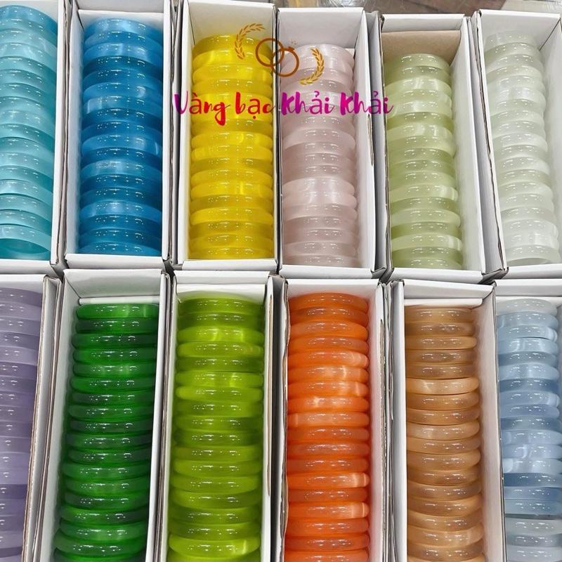 Vòng tay đá mắt mèo đổi màu - Vòng tay mã não đá mắt mèo - Vàng Bạc Khải Khải