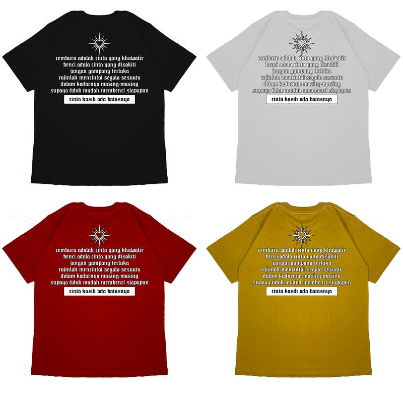 Tshrit Kaos Cinta Kasih Ada Batasnya Sh Terate Psht Hati Bersinar Simpel Culture 3