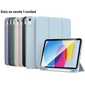 Funda para iPad (A16) de 11ª generación (11”, 2025)/ Funda para iPad (A16) de 10ª generación (10.9”, 2022) con soporte para Apple Pencil, cubierta híbrida, respaldo TPU, compatible con Touch ID, activación y suspensión automática
