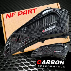 TUTUP BOX FILTER NF PART K1Z PCX 160 CARBON PERFORMANCE VARIASI VARIO 160 ADV 160 STYLO 160 Motorcycle
