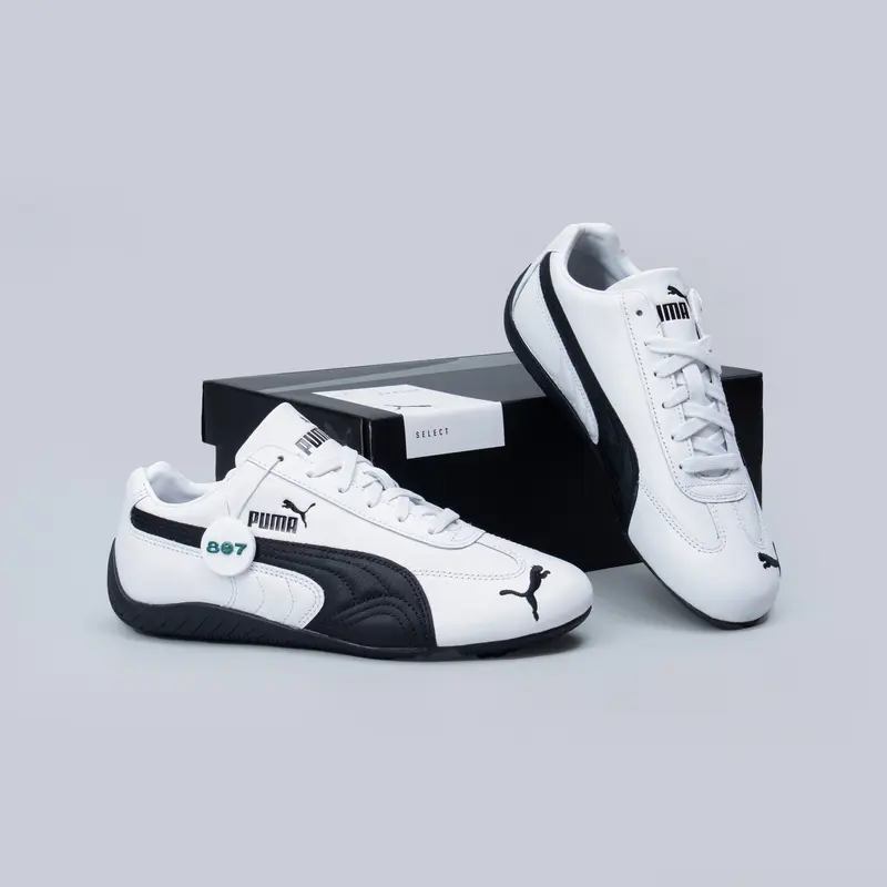 Puma Speedcat OG Leather White Black Shop Tokopedia