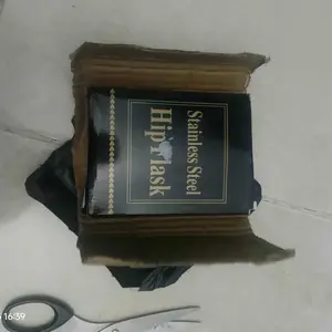 Hip Flask Botol Minum Botol Air Stainless Steel 7 oz Johnnie Walker - H-7 - Silver Botol isi Ulang Travel